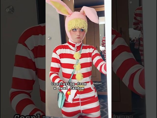 love that I only have 3 fingers in this cosplay️ #popeetheperformer #popee #cosplay #makeup #anime