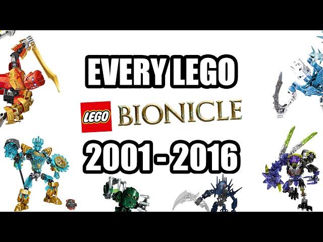 ALL LEGO BIONICLE SETS 2001-2016 (LEGO BIONICLE HISTORY)