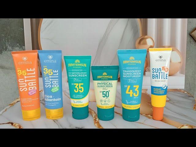 REVIEW ALL SUNSCREEN ALA RAHMAWATI INDAH || SUNSCREEN || BRAND LOKAL || PRODUK LOKAL 