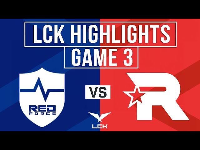 NS vs KT Highlights Game 3 | LCK 2025 | NS RedForce vs KT Rolster