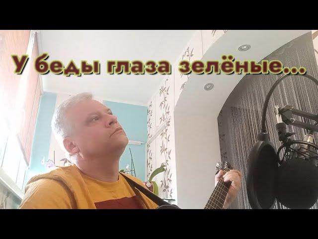 У беды глаза зелёные... || Сергей Беликов || кавер под гитару