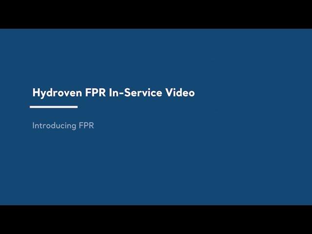 Hydroven FPR In Service Video (USA)