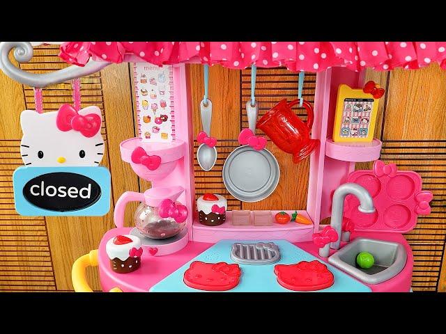 35 Minutes Satisfying with Unboxing Super Cute Hello Kitty Kitchen and Cafe 2in1| Cooking Game| ASMR