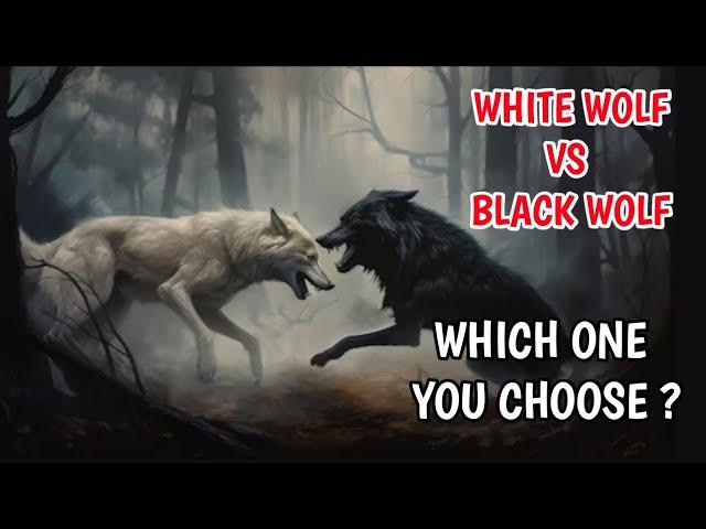 The White Wolf vs Black Wolf: Choosing Your Inner Path, Inspirational wisdom stories with Subtitles