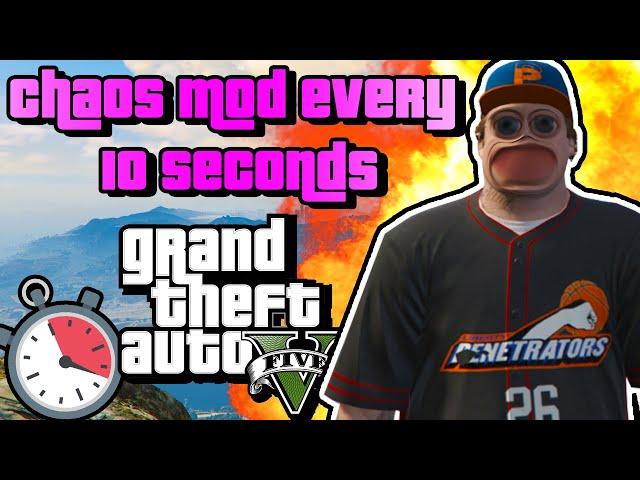 GTA 5 CHAOS MOD EVERY 10 SECONDS