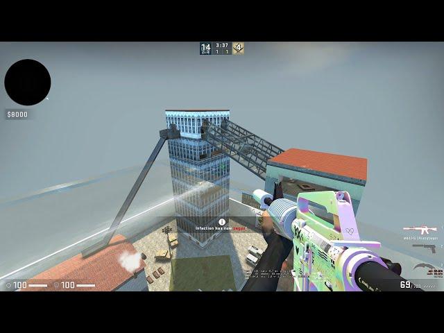 CSGO Zombie Survival Mod zm_fubar_towers_csgo On Ghostcap