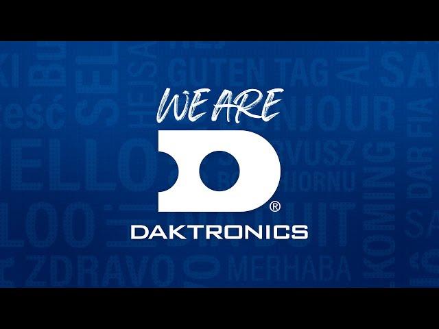 We are Daktronics