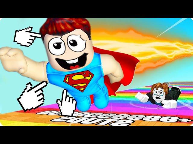 Я СТАЛ САМЫМ БЫСТРЫМ СУПЕРГЕРОЕМ В РОБЛОКС! ШЕДИ ROBLOX Super Hero Race Clicker