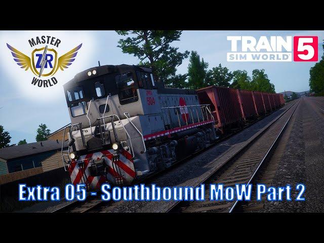 Extra 05 - Southbound MoW Part 2 | Peninsula Corridor | MP15DC | Train Sim World 5