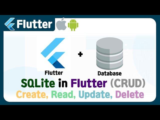 Flutter - Save data ( SQLite, CRUD, SQL, Table, Database  ) example, tutorial