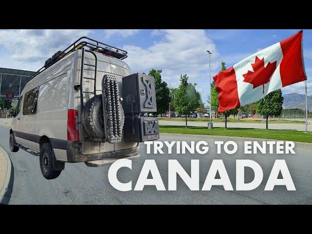 What it's like crossing the Canadian border in 2025 #vanlife