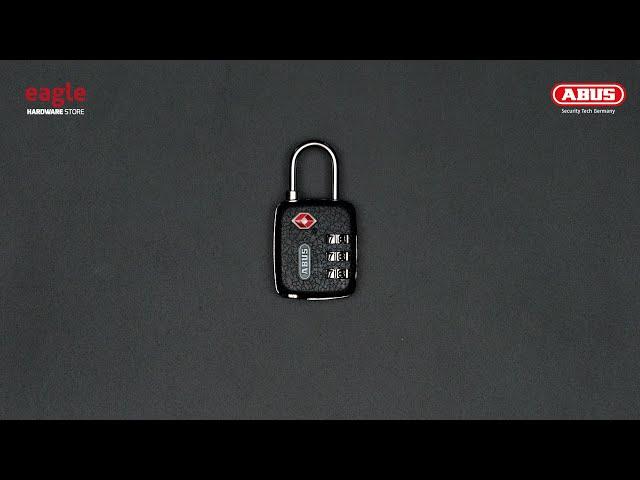 [118] ABUS 147TSA/30 30mm TSA Travel Combination Padlock with resettable code (EAGLE)