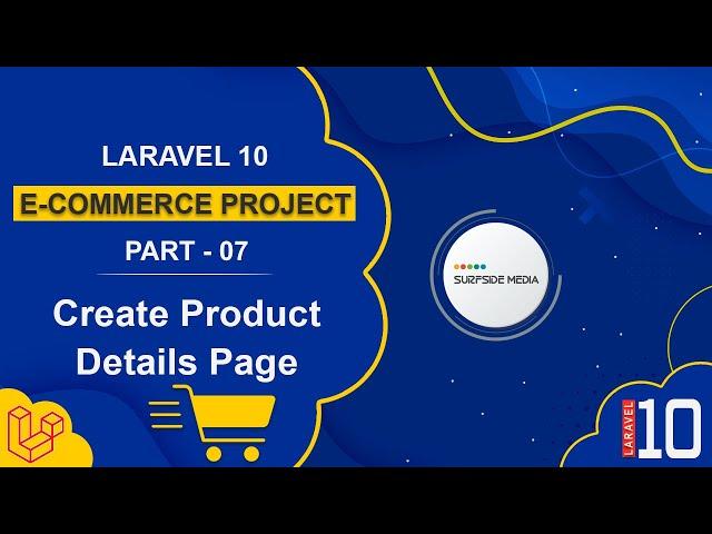 Laravel 10 E-Commerce Project - Create Product Details Page