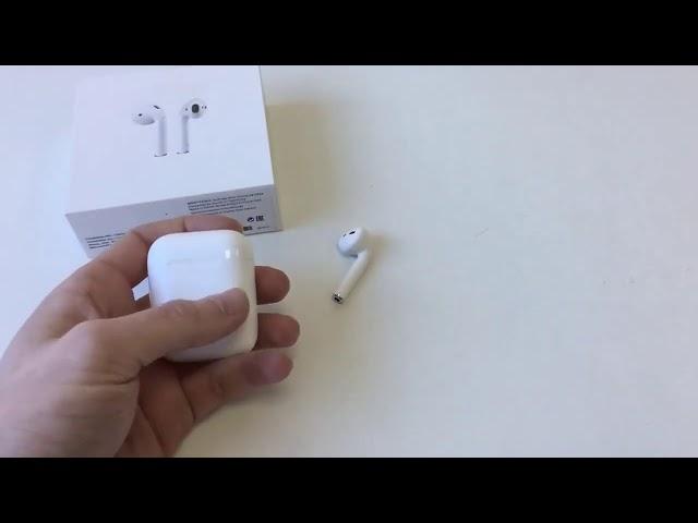 Обзор от покупателя «М.Видео»: наушники Apple AirPods (MMEF2ZE/A)