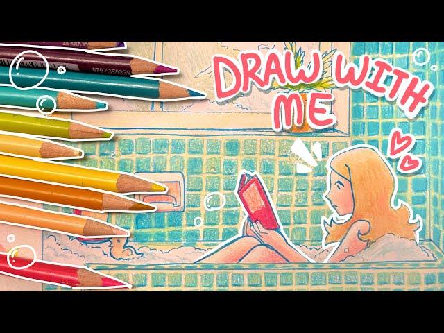draw with me  working on my AP portfolio