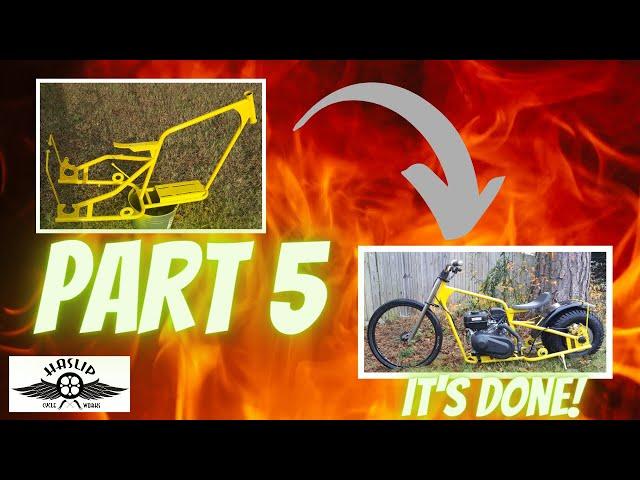Drop Seat Frame Mini Bike  - Part 5