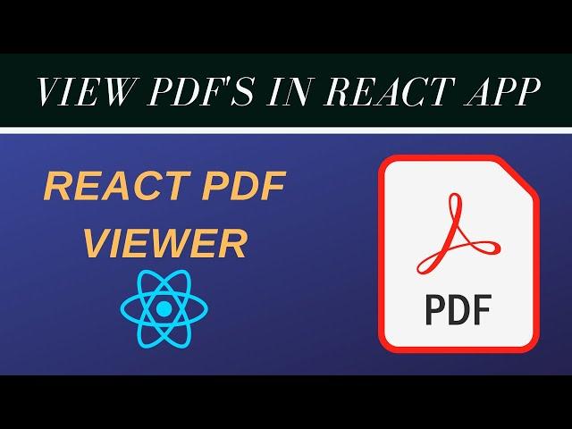 How to view pdfs using React Pdf Viewer