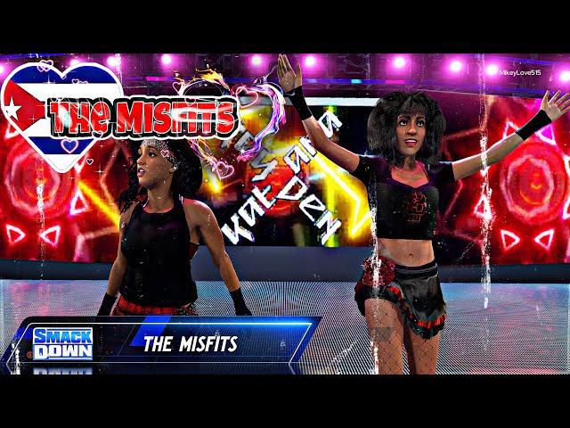 WWE 2K24  The Misfits (Jasmine Aivaliotis & Ana Marte) Entrance