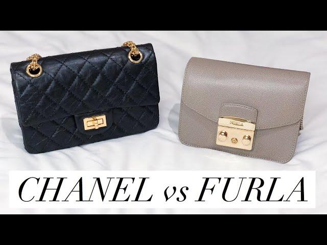 CHANEL MINI REISSUE vs FURLA METROPOLIS | Comparison Review, What fits, WHICH IS BETTER?