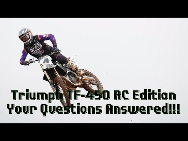 Is The Triumph TF-450 RC Edition Better Than Others In Its Class?