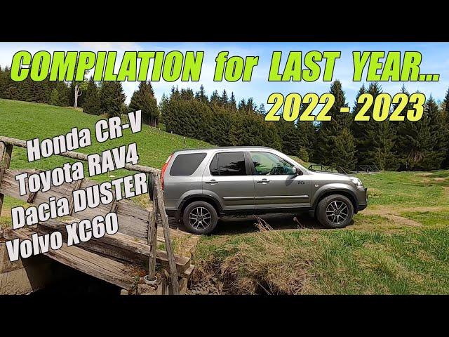 Honda CR-V, Toyota RAV4, Dacia DUSTER, Volvo XC60 - COMPILATION for LAST YEAR!