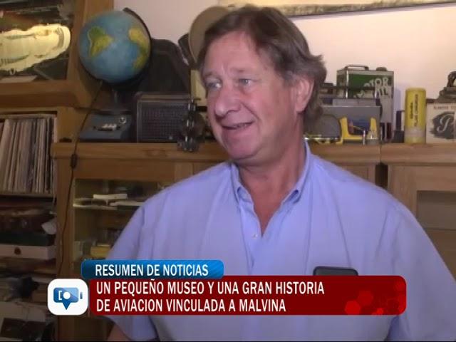 Un pequeño museo y una gran historia de aviación vinculada a Malvinas