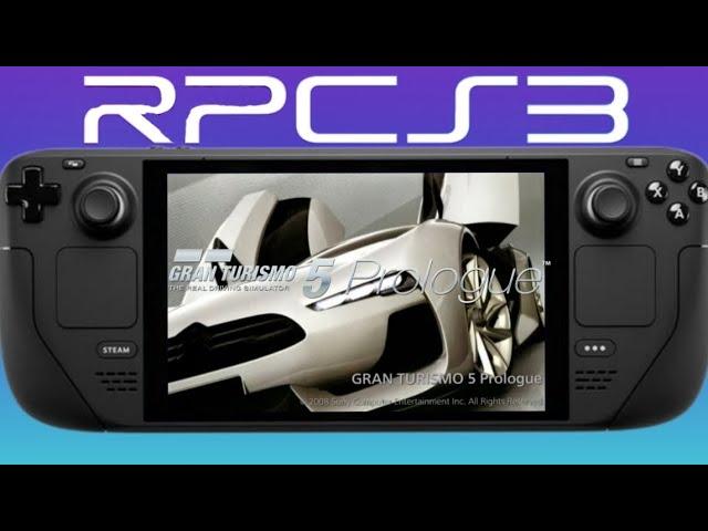 Gran Turismo 5 Prologue - Steam Deck RPCS3 Gameplay