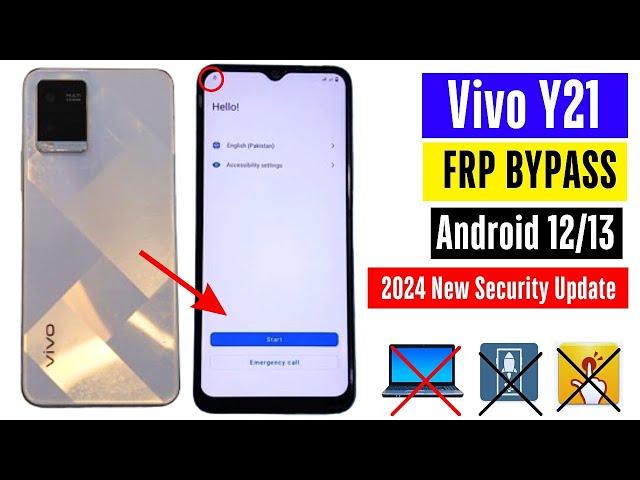 Vivo Y21 Frp Bypass Without Pc 2024 | Vivo Y21 Frp Unlock Android 12 | Vivo Y21 Gmail Account Bypass