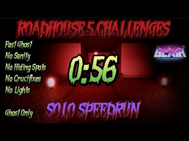 ROBLOX Blair - FASTEST Solo Speedrun EVER - Ghost Only, 56 Seconds