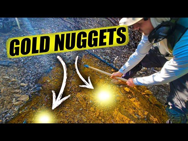 Uncovering Gold Nuggets At An Abandoned Mining Site! Metal Detecting Expedition & How To!