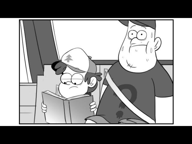 ОБЫЧНОЕ ЛИЦО.комикс.Гравити Фолз.Gravity Falls (dub comics)