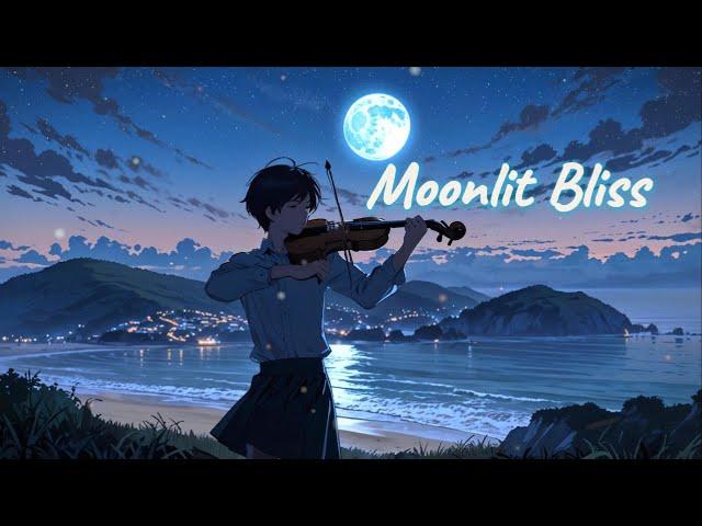 Moonlit Bliss: Violin Cello Piano / Relaxing / Sleeping / Healing