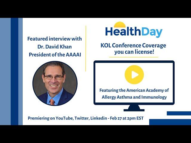 HealthDay’s KOL Featuring The AAAAI