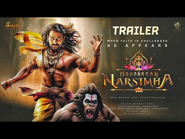 Mahavatar Narsimha - Official Trailer | Prabhas | Rashmika Mandanna | Spirit Trailer | Hombale Films