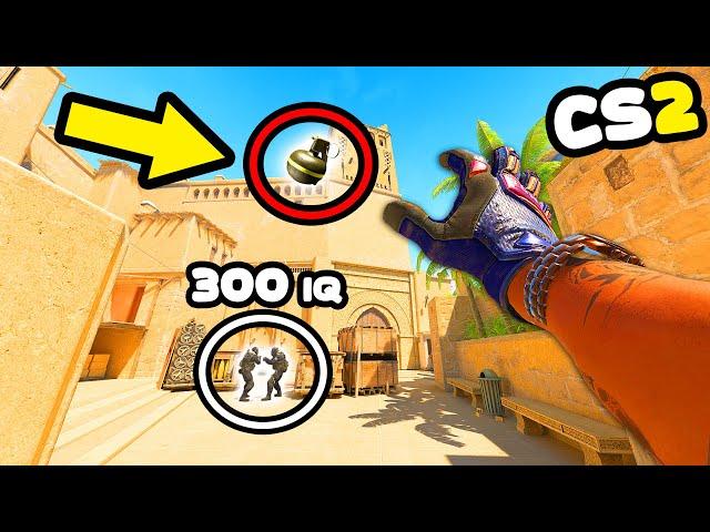 10 IQ vs 300 IQ NADES IN CS2! - COUNTER STRIKE 2 CLIPS