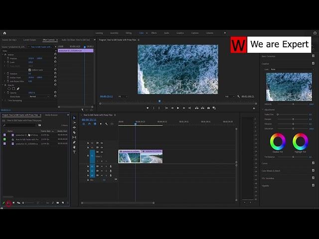 How to use proxy files to edit super fast in premiere pro| Class 13