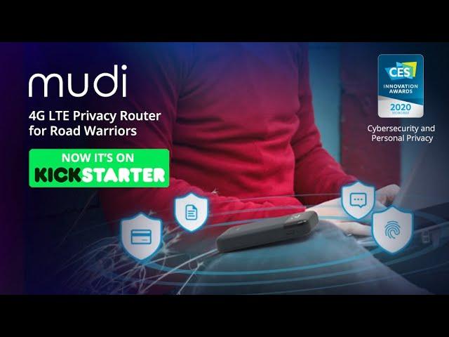 Mudi (GL-E750) 4G LTE Privacy Router for Road Warriors