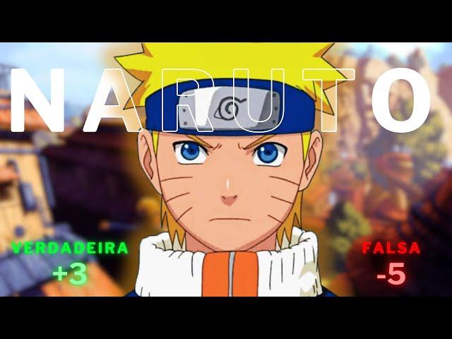 SERÁ que você REALMENTE CONHECE sobre NARUTO (SUPER QUIZ)