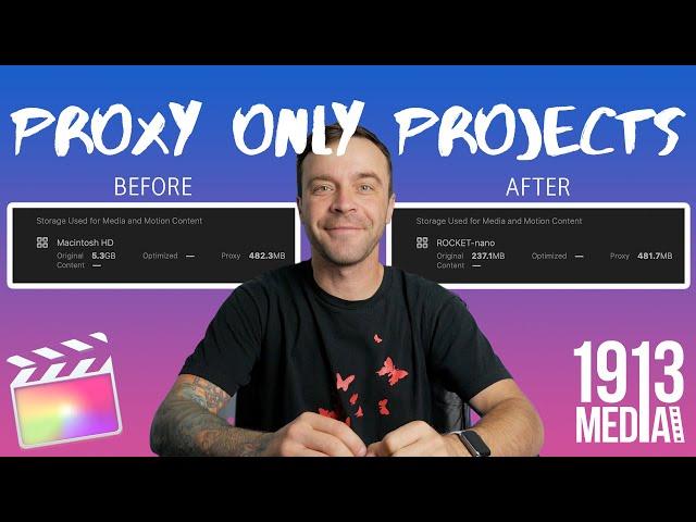 EDIT ON THE GO WITH FCPX PROXY-ONLY PROJECTS | Final Cut Pro 10.4.9