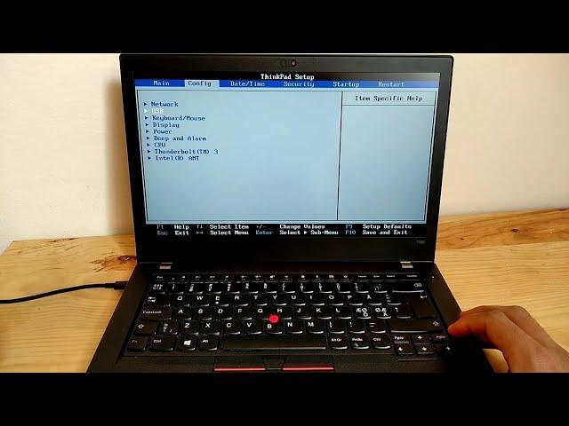 How to Boot From a USB Drive on Lenovo ThinkPad to install Windows 10  #lenovothinkpad   #thinkpad