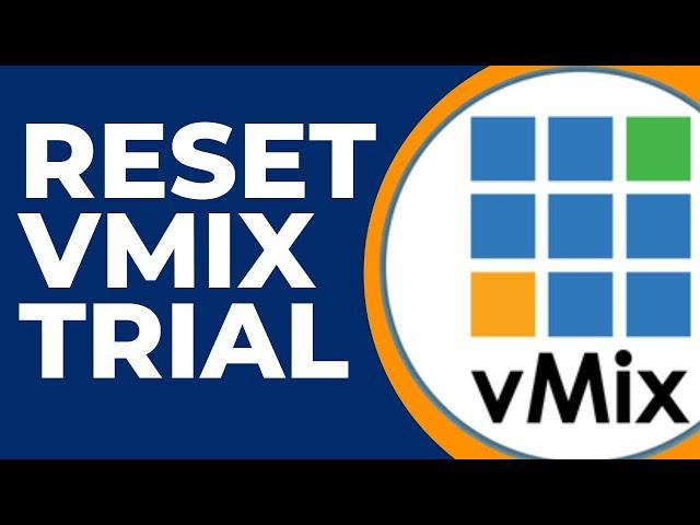 Reset Vmix Trial menggunakan lagi percobaan vmix setelah kadaluarsa tanpa install ulang