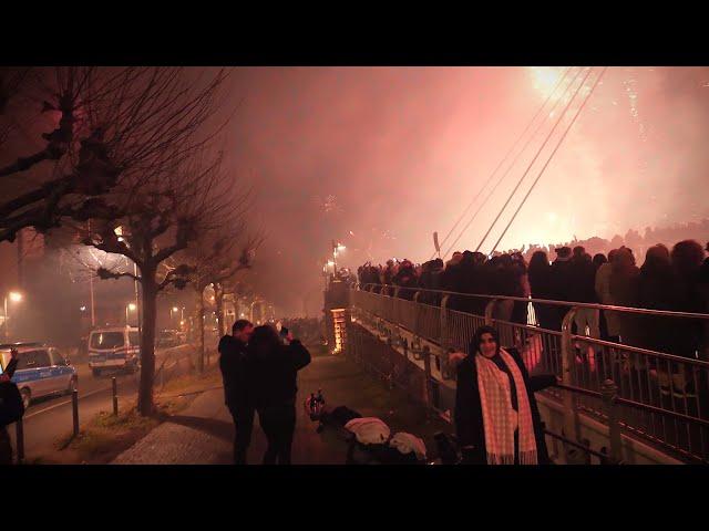 0:00 UHR ESKALATION SILVESTER 2024 IN FRANKFURT AM MAIN-UFER