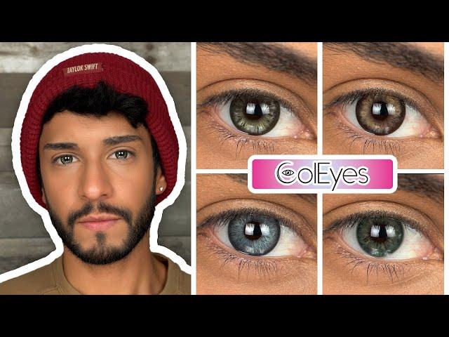 COLEYES Contact Lens Review! | Colored Contacts For Brown Eyes 