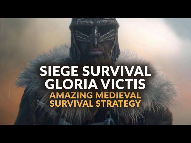 SIEGE SURVIVAL GLORIA VICTIS | Amazing Medieval Survival Strategy Game (New Games 2021)