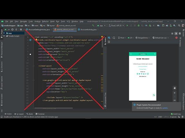 Android Studio xml code not Showing (fixed)