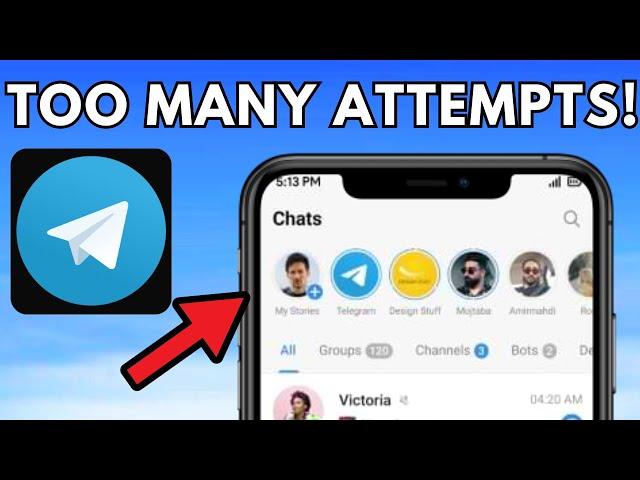 How to Fix Telegram Too Many Attempts Please Try Again Later / iPhone / 2024