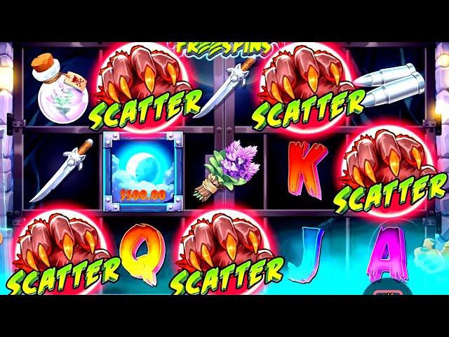 FANGTASTIC FREESPINS SLOT 5 SCATTER FEATURE - (REEL KINGDOM)