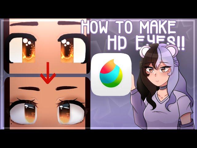 How To Make HD Minecraft Eyes! | Medibang Paint Tutorial