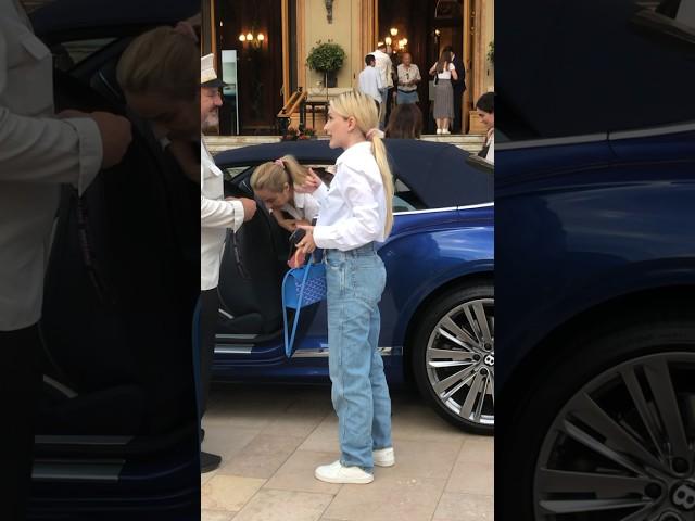 Billionaire family arriving Monte Carlo Casino in Bentley #billionaire #monaco #luxury#lifestyle#fyp