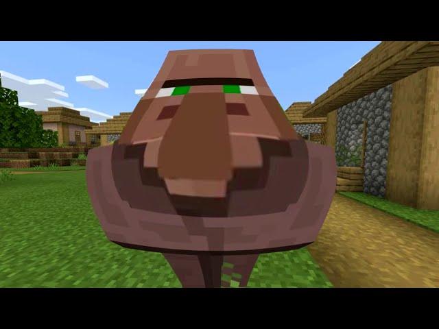 Minecraft villager noises, but it's more and more high-pitched